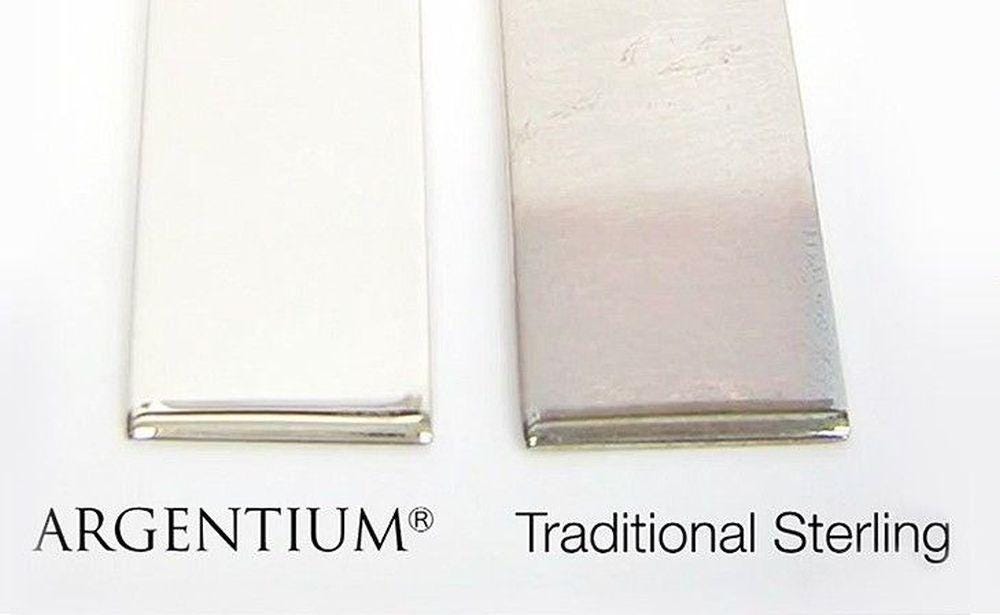 Argentium Silver Chunky Heart Necklace, Modern Tarnish Resistant Jewelry Gift for Women