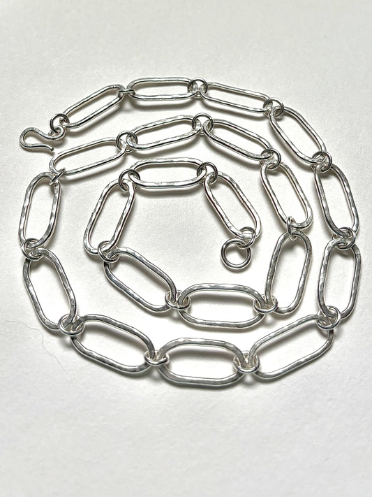 Argentium Silver Bold Legacy Chain Link Necklace
