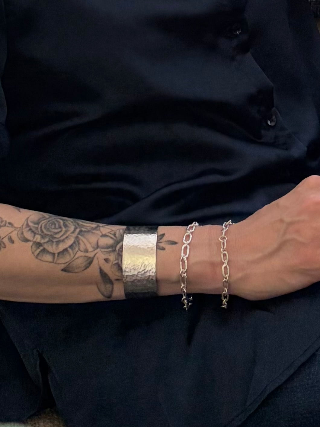 Argentium Silver Classic Chain Link Bracelet