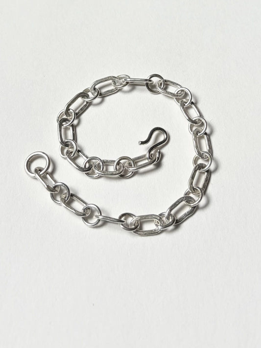 Argentium Silver Fine Legacy Link Chain Bracelet