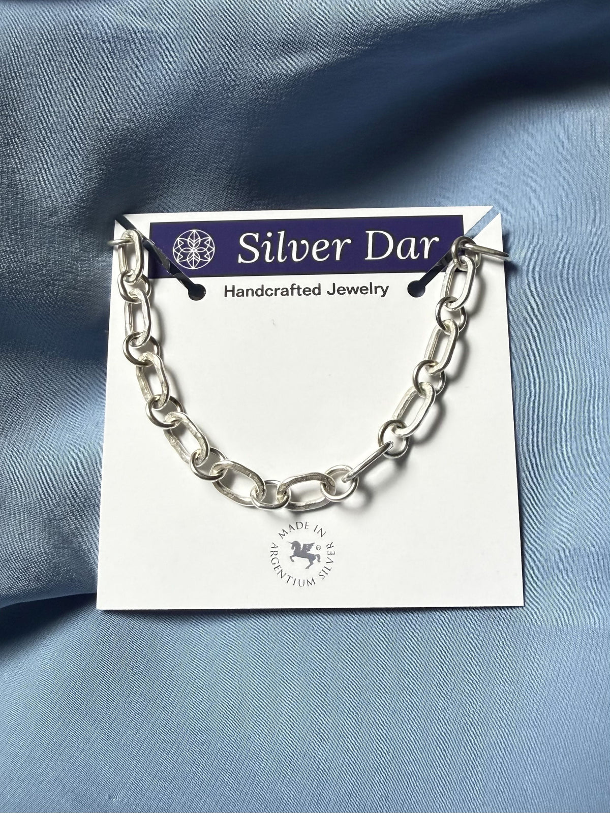 Argentium Silver Fine Legacy Link Chain Bracelet