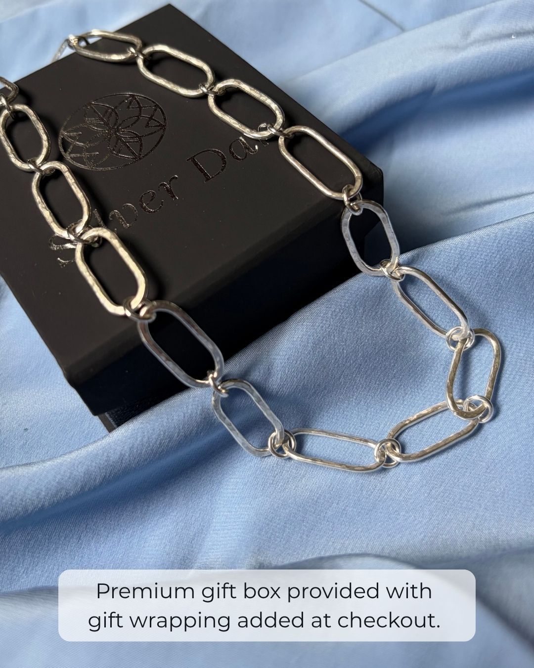 Argentium Silver Bold Legacy Chain Link Necklace