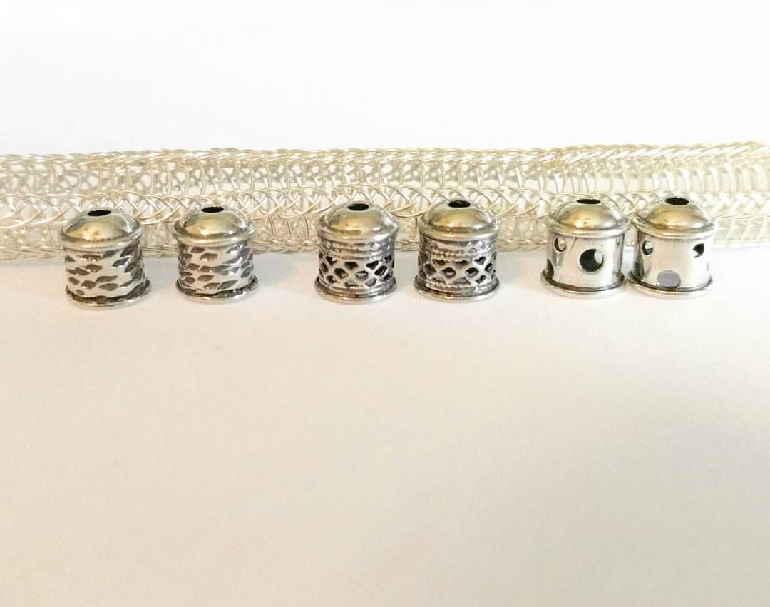 Handwoven Argentium Silver Viking Knit Bracelet, Tarnish Resistant Jewelry
