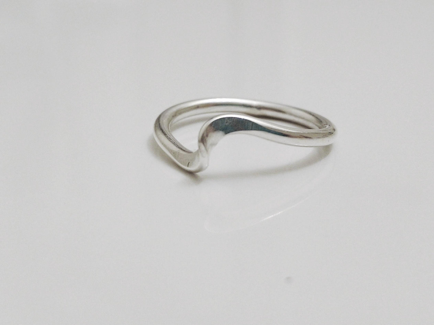 Handcrafted Argentium Silver Twist Ring, Hypoallergenic Tarnish Resistant Jewelry